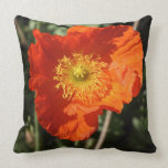 Welsh Poppy (Orange) pillows