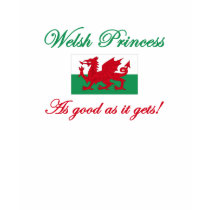 Welsh Princess t-shirts by worldshop Welsh Princess t-shirts