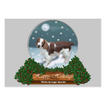 Welsh Springer Spaniel Christmas Gifts business cards by DogsByDezign Welsh Springer Spaniel Christmas Gifts business cards