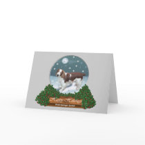 Welsh Springer Spaniel Christmas Gifts cards
