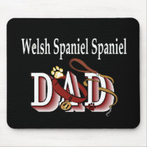 Welsh Springer Spaniel Dad Gifts mousepads
