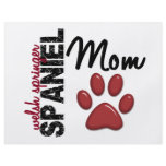 Welsh Springer Spaniel Mom Paw Print 2 Flyers