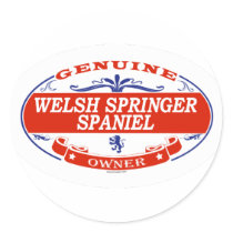 WELSH SPRINGER SPANIEL_ stickers by GenuineDogOwner WELSH SPRINGER SPANIEL_ stickers