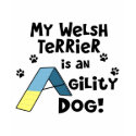 Welsh Terrier Agility Dog Ladies T-Shirt