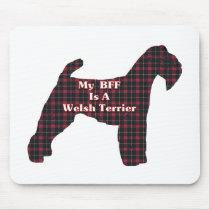 Welsh Terrier BFF Gifts mousepads