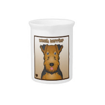 Welsh Terrier Cartoon Pitchers