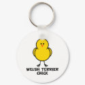 Welsh Terrier Chick keychains