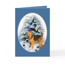 Welsh Terrier Christmas Gifts cards