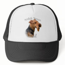 Welsh Terrier Dad 2 hats