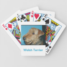 Welsh Terrier Dog Playing Cards