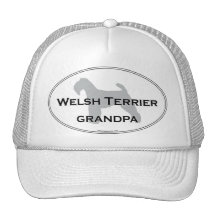 Welsh Terrier Grandpa Mesh Hats