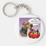 Welsh Terrier Halloween Candy Key Chains