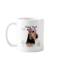 Welsh Terrier History Design Coffee Mugs