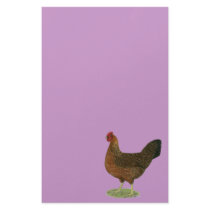Welsummer Hen Personalized Stationery