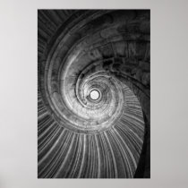 Wendelstein - spiral stair photography in black W