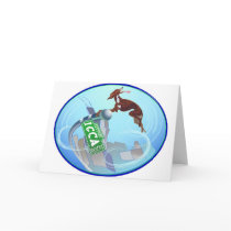 Wendy The Windy City Iggy Notecard by dobbysmom Wendy The Windy City Iggy Notecard