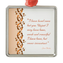 Wentworth Quote Ornament ornaments