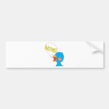 Wepale Bird Bumper Stickers