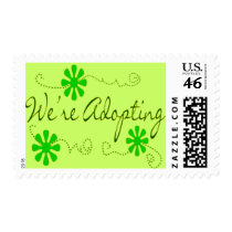 We're Adopting---Announcement cards postage