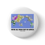 We're All From Out-Of-Africa (Haplogroup) Pinback Buttons