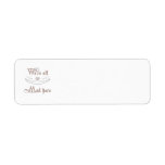 We're All Mad Here Custom Address Label
