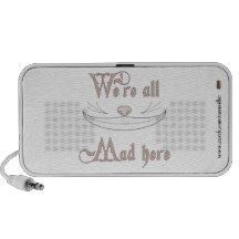 We're All Mad Here Notebook Speaker