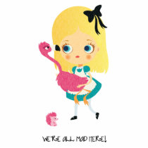 We're all mad here! silouhette photo cutout