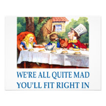 WE'RE ALL  QUITE MAD ANNOUNCEMENT