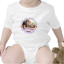 We're All Quite Mad, You'll Fit Right In! Baby Bodysuits