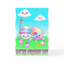 We're Crackin' Up! greeting card