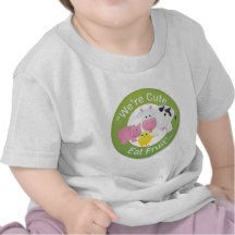 We're Cute, Eat Fruit T-shirts