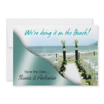 We're doing it on the Beach Save the Date Announcements