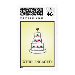 We're Engaged Cake