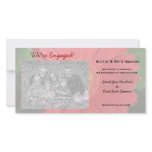We're Engaged Gerbera Daisy Photo Cards