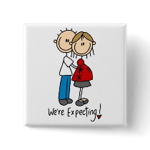 We're Expecting Baby Tshirts and gifts Pins
