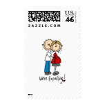 We're Expecting Baby Tshirts and gifts Postage Stamps