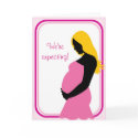 We're expecting! Pregnant Belly Silhouette cards by thebabystore We're expecting! Pregnant Belly Silhouette cards