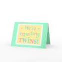 "We're expecting TWINS!" cards