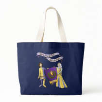 We're Friendly Large Tote bags