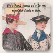 We're Friends Beverage Coasters