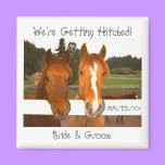 We're Getting Hitched! - Save-the-Date magnet magnets
