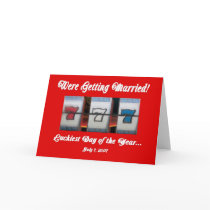 Were Getting Married 777 "Luckiest Day of the Year cards