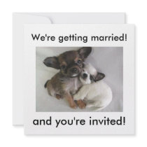 We're getting married!, and you're invited! invitations by littleblondehair We're getting married!, and you're invited! invitations