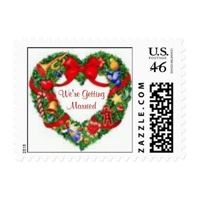 We're Getting Married Postage