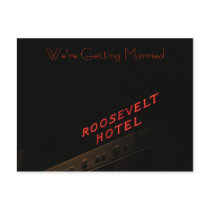 We're Getting Married postcards