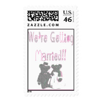 Were Getting Married!! Stamp