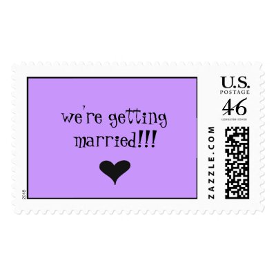 we're getting married!!! stamps