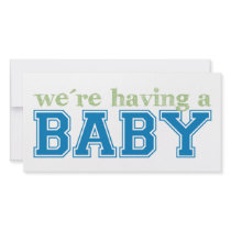 We're Having a Baby! Photo Card Template