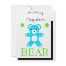We're Having A Baby Shower invitation