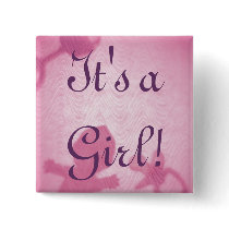 "We're Having a Girl! Cute Pink Baby